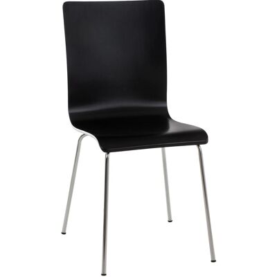 DELUKE Besucherstuhl TUNIS Holz Schwarz 43x47x87cm Konferenzstuhl Wartezimmerstuhl Bürostuhl DELUKE Besucherstuhl TUNIS Holz Schwarz 43x47x87cm Konferenzstuhl Wartezimmerstuhl Bürostuhl