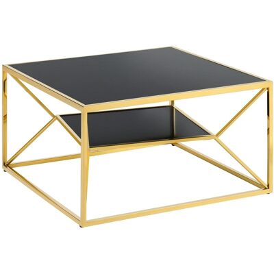 Mömax Couchtisch Angel II Goldfarben/Schwarz Mömax Couchtisch Angel II Goldfarben/Schwarz