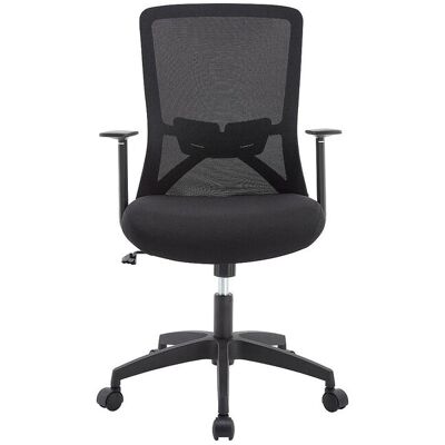 Vente-unique Bürostuhl Ohne Armlehnen Delvora Schwarz 61 cm Vente-unique Bürostuhl Ohne Armlehnen Delvora Schwarz 61 cm