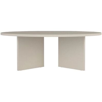 Vente-unique Couchtisch Topania Beige 90 cm Vente-unique Couchtisch Topania Beige 90 cm