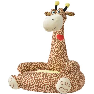 vidaXL Plüsch-Kindersessel Giraffe - Kinder Sitzsofa Rutschfest vidaXL Plüsch-Kindersessel Giraffe - Kinder Sitzsofa Rutschfest