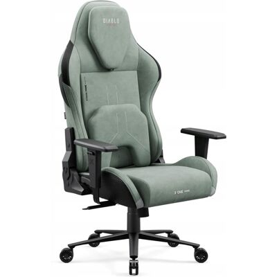 DIABLO CHAIRS Ergonomischer Gaming-Sessel aus Stoff X.One PRIME Normal Size Ghotic Green Grün DIABLO CHAIRS Ergonomischer Gaming-Sessel aus Stoff X.One PRIME Normal Size Ghotic Green Grün