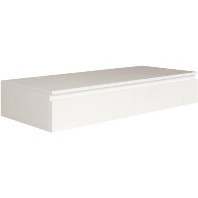 Selsey Weißer Schminktisch mit Schreibtisch und 2 Schubladen - 120cm - Modern Selsey Weißer Schminktisch mit Schreibtisch und 2 Schubladen - 120cm - Modern