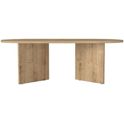Vente-unique Couchtisch Topania Naturfarben Hell 120 cm Vente-unique Couchtisch Topania Naturfarben Hell 120 cm