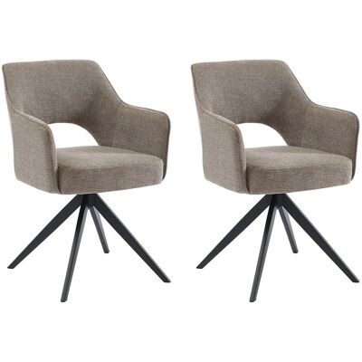 Vente-unique Stuhl Konya Taupe 58 cm Vente-unique Stuhl Konya Taupe 58 cm
