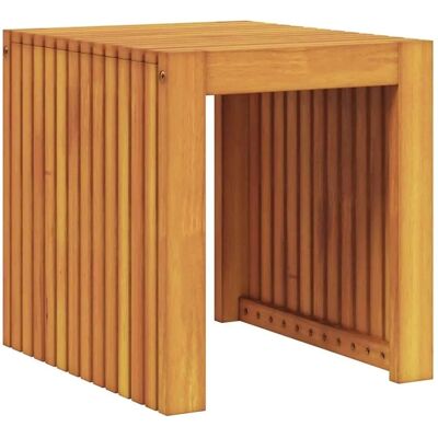 Vidaxl Solide Teakholz Gartentisch - Außen Wetterfest Rustikal Elegant Vidaxl Solide Teakholz Gartentisch - Außen Wetterfest Rustikal Elegant