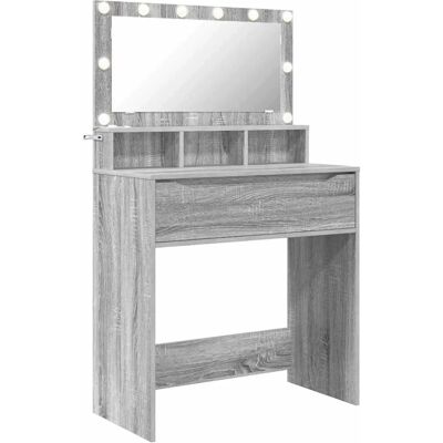 vidaXL Schlafzimmer-Frisiertische Graues Sonoma 80 x 39,6 x 135 cm 888973 vidaXL Schlafzimmer-Frisiertische Graues Sonoma 80 x 39,6 x 135 cm 888973