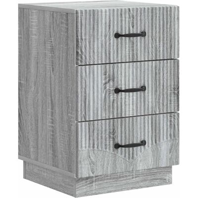 vidaXL Nachttisch Graues Sonoma 43 x 41 x 63,5 cm Holzwerkstoff 895251 vidaXL Nachttisch Graues Sonoma 43 x 41 x 63,5 cm Holzwerkstoff 895251