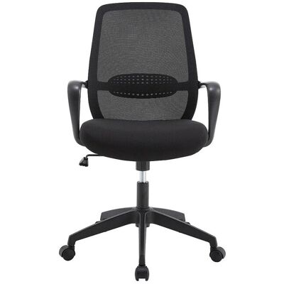 Vente-unique Bürostuhl Ohne Armlehnen Vatista Schwarz 60.5 cm Vente-unique Bürostuhl Ohne Armlehnen Vatista Schwarz 60.5 cm