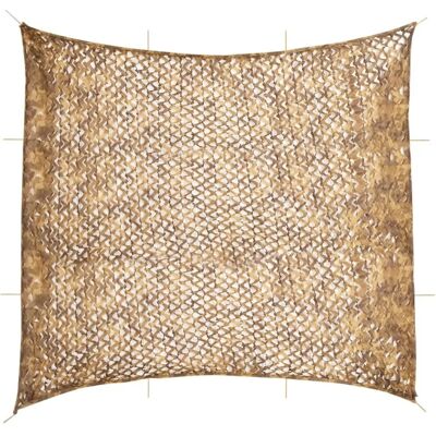 vidaXL Tarnnetz mit Aufbewahrungstasche 614x581 cm Sandfarbe 4008266 vidaXL Tarnnetz mit Aufbewahrungstasche 614x581 cm Sandfarbe 4008266