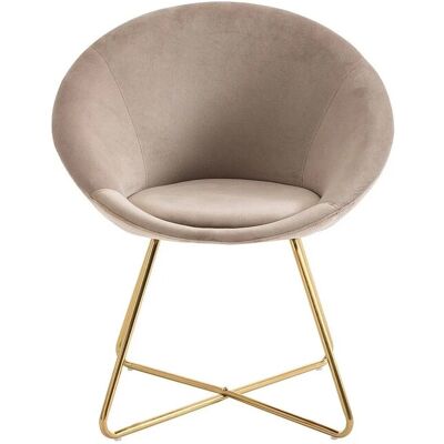 Vente-unique Stuhl Burban Beige 70 cm Vente-unique Stuhl Burban Beige 70 cm