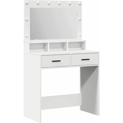 vidaXL Weiß Holz, Glas, Metall 79 x 41 x 135 cm Rechteck Waschtisch - Waschtisch vidaXL Weiß Holz, Glas, Metall 79 x 41 x 135 cm Rechteck Waschtisch - Waschtisch