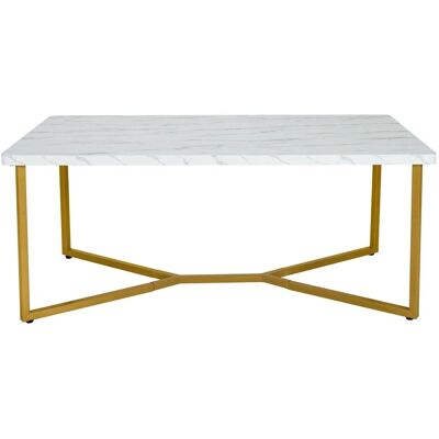 Costway Couchtisch Marmor Optik Rechteckiger Kaffeetisch Beistelltisch Costway Couchtisch Marmor Optik Rechteckiger Kaffeetisch Beistelltisch