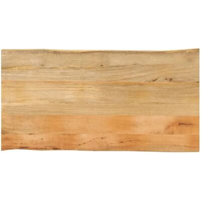 vidaXL Natürliche Live Edge Mangoholz Esstischplatte - 110x60cm vidaXL Natürliche Live Edge Mangoholz Esstischplatte - 110x60cm