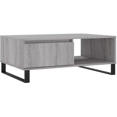 vidaXL Grauer Sonoma Engineered Wood Couchtisch - Couch-Tisch vidaXL Grauer Sonoma Engineered Wood Couchtisch - Couch-Tisch