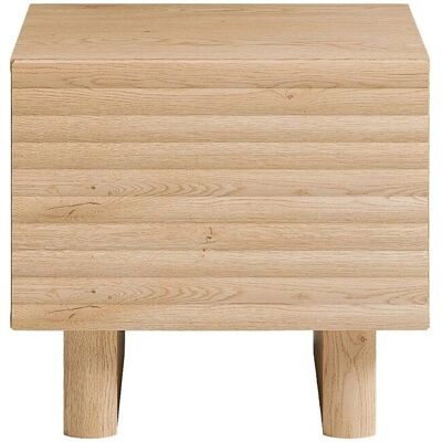 Vente-unique Nachttisch Ludima Naturfarben Hell 50 cm Vente-unique Nachttisch Ludima Naturfarben Hell 50 cm