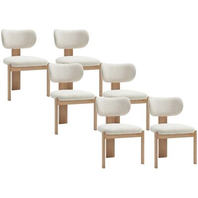 Vente-unique Stuhl Wilana Weiß 56 cm Vente-unique Stuhl Wilana Weiß 56 cm