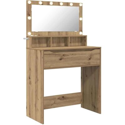 vidaXL Schlafzimmer-Frisiertische Artisan-Eiche 80 x 39,6 x 135 cm 888976 vidaXL Schlafzimmer-Frisiertische Artisan-Eiche 80 x 39,6 x 135 cm 888976