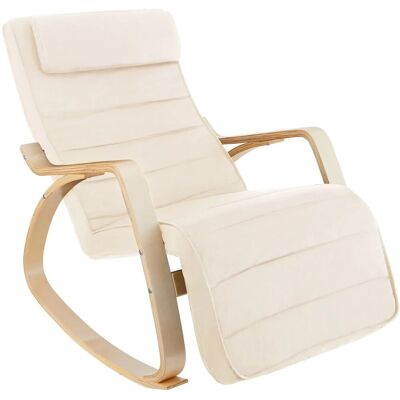 Tectake Schaukelstuhl Onda Mit Armlehnen Gestell Aus Birkenholz Bequeme Polsterung Mit Kopfkissen 67 x 115 x 86 cm Beige Tectake Schaukelstuhl Onda Mit Armlehnen Gestell Aus Birkenholz Bequeme Polsterung Mit Kopfkissen 67 x 115 x 86 cm Beige