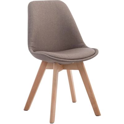 DELUKE Besucherstuhl LAGOS Stoff Taupe 48x55x84cm Hellbraun Konferenzstuhl Wartezimmerstuhl Bürostuhl DELUKE Besucherstuhl LAGOS Stoff Taupe 48x55x84cm Hellbraun Konferenzstuhl Wartezimmerstuhl Bürostuhl