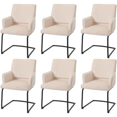 Alba Beige Moderne Cantilever-Stuhl - Esszimmerstuhl Alba Beige Moderne Cantilever-Stuhl - Esszimmerstuhl