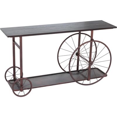 MCW Konsolentisch Q67 Industrial Retro Holz 81x150x40cm Schwarz Metall Kupferfarben MCW Konsolentisch Q67 Industrial Retro Holz 81x150x40cm Schwarz Metall Kupferfarben