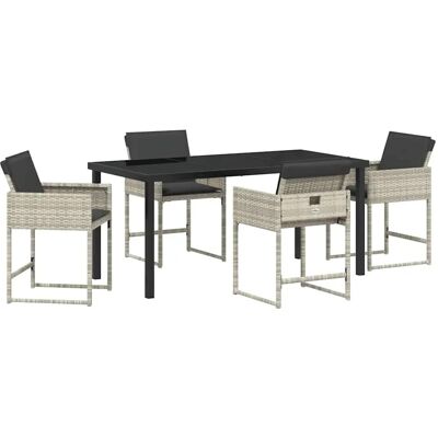 Generic - 5-Piece Set - Hellgrau - Gartentischset Generic - 5-Piece Set - Hellgrau - Gartentischset