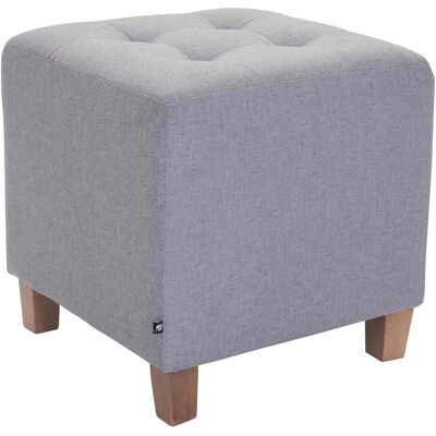 DELUKE Sitzhocker CELIS Stoff Hellgrau 45x45x46cm Hocker Schlafzimmer Polsterhocker Wohnzimmer Sitzbank Esszimmer DELUKE Sitzhocker CELIS Stoff Hellgrau 45x45x46cm Hocker Schlafzimmer Polsterhocker Wohnzimmer Sitzbank Esszimmer