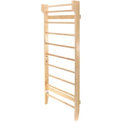 Toboli Holz-Wandstangen 195cm - Indoor Gymnastik & Training Toboli Holz-Wandstangen 195cm - Indoor Gymnastik & Training