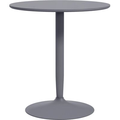 HOMCOM Esstisch MDF Stahl 70L x 70B x 75H cm Grau HOMCOM Esstisch MDF Stahl 70L x 70B x 75H cm Grau
