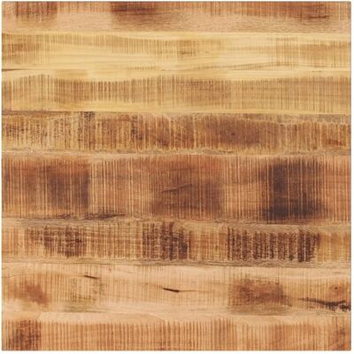 vidaXL Tischplatte 80x80x3,8 cm Quadratisch Raues Massivholz Mango - Tischplatte vidaXL Tischplatte 80x80x3,8 cm Quadratisch Raues Massivholz Mango - Tischplatte