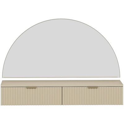 Vente-unique Schminktisch Fralyn Beige 120 cm Vente-unique Schminktisch Fralyn Beige 120 cm