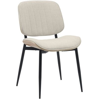 DELUKE Besucherstuhl DURBAN Stoff Natura/creme 49x57x83cm Konferenzstuhl Wartezimmerstuhl Bürostuhl DELUKE Besucherstuhl DURBAN Stoff Natura/creme 49x57x83cm Konferenzstuhl Wartezimmerstuhl Bürostuhl