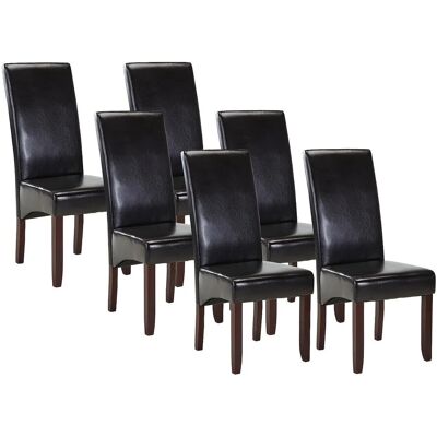 Vente-unique Stuhl Rovigo Schokoladenbraun 47 cm Vente-unique Stuhl Rovigo Schokoladenbraun 47 cm