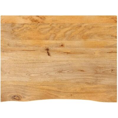 vidaXL Tischplatte mit Naturkante Ersatzplatte - Massives Mangoholz vidaXL Tischplatte mit Naturkante Ersatzplatte - Massives Mangoholz