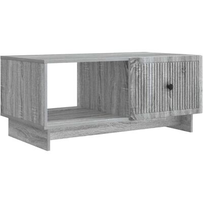 vidaXL Couchtisch Graues Sonoma 90 x 50 x 40 cm Holzwerkstoff 894041 vidaXL Couchtisch Graues Sonoma 90 x 50 x 40 cm Holzwerkstoff 894041