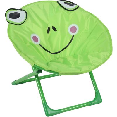 Relaxdays Moonchair für Kinder Polyester Frosch Faltbar 47 cm x 50 cm x 48 cm 1,7 kg Relaxdays Moonchair für Kinder Polyester Frosch Faltbar 47 cm x 50 cm x 48 cm 1,7 kg