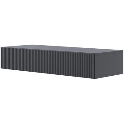 Selsey Veldio Wandkonsole mit Schublade - 90cm - Schwarz - Konsole Selsey Veldio Wandkonsole mit Schublade - 90cm - Schwarz - Konsole