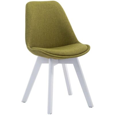 DELUKE Besucherstuhl LAGOS Stoff Grünfarbig 48x55x84cm Weiß Konferenzstuhl Wartezimmerstuhl Bürostuhl DELUKE Besucherstuhl LAGOS Stoff Grünfarbig 48x55x84cm Weiß Konferenzstuhl Wartezimmerstuhl Bürostuhl