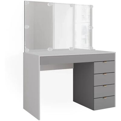 Vicco Elise Schminktisch - LED-Beleuchtung, 115cm, 5 Schubladen Vicco Elise Schminktisch - LED-Beleuchtung, 115cm, 5 Schubladen
