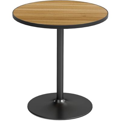 HOMCOM Esstisch MDF Metall 70L x 70B x 76H cm Eiche HOMCOM Esstisch MDF Metall 70L x 70B x 76H cm Eiche