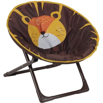 Relaxdays Moonchair für Kinder Polyester Löwe Faltbar 47 cm x 50 cm x 48 cm 1,7 kg Relaxdays Moonchair für Kinder Polyester Löwe Faltbar 47 cm x 50 cm x 48 cm 1,7 kg