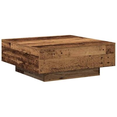 vidaXL Holz Couchtisch Rustikal Massiv Eiche 80x80x31cm - Couchtisch vidaXL Holz Couchtisch Rustikal Massiv Eiche 80x80x31cm - Couchtisch