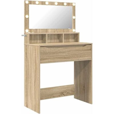 vidaXL Schlafzimmer-Frisiertische Sonoma-Eiche 80 x 39,6 x 135 cm 888969 vidaXL Schlafzimmer-Frisiertische Sonoma-Eiche 80 x 39,6 x 135 cm 888969
