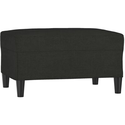 vidaXL Fußhocker Schwarz 70x55x41 cm Stoff Modell 3 vidaXL Fußhocker Schwarz 70x55x41 cm Stoff Modell 3