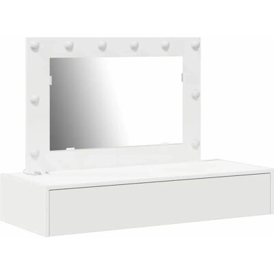 vidaXL Weiß MDF 100 x 40 x 70 cm Schminktisch - Rechteckig vidaXL Weiß MDF 100 x 40 x 70 cm Schminktisch - Rechteckig