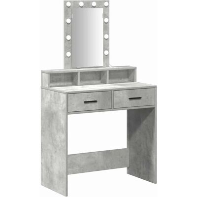 vidaXL Beton Grau Schminktisch - Modernes Design vidaXL Beton Grau Schminktisch - Modernes Design