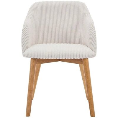 Vente-unique Stuhl Jelisa Cremefarben 54 cm Vente-unique Stuhl Jelisa Cremefarben 54 cm