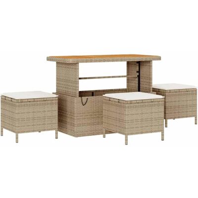 Vidaxl Gartentisch-Set - 4 Teile für 4 Personen Vidaxl Gartentisch-Set - 4 Teile für 4 Personen