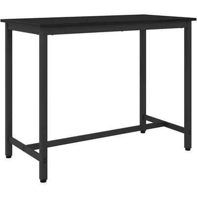 vidaXL Tisch Schwarz Eichen-Optik 100 x 50 x 76,5 cm 873744 vidaXL Tisch Schwarz Eichen-Optik 100 x 50 x 76,5 cm 873744